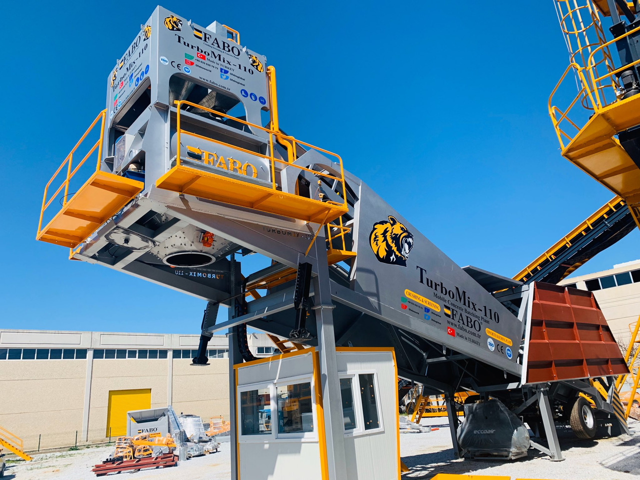 FABO mobile concrete batching plant - Usina de concreto: foto 5 FABO mobile concrete batching plant - Usina de concreto: foto 5