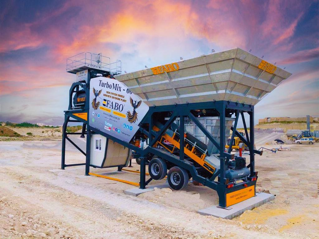 FABO mobile concrete batching plant - Usina de concreto: foto 4 FABO mobile concrete batching plant - Usina de concreto: foto 4