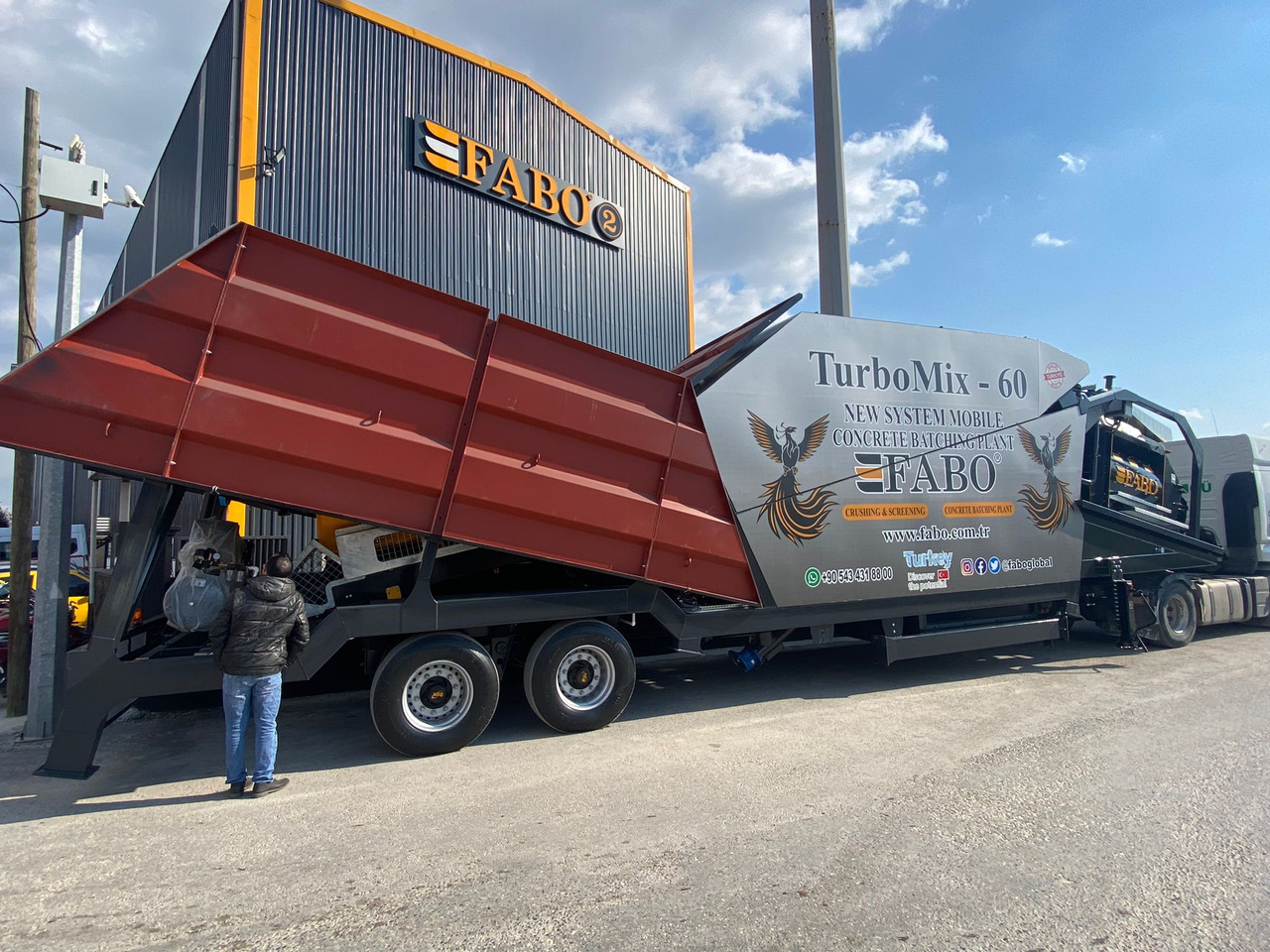 FABO mobile concrete batching plant - Usina de concreto: foto 4 FABO mobile concrete batching plant - Usina de concreto: foto 4