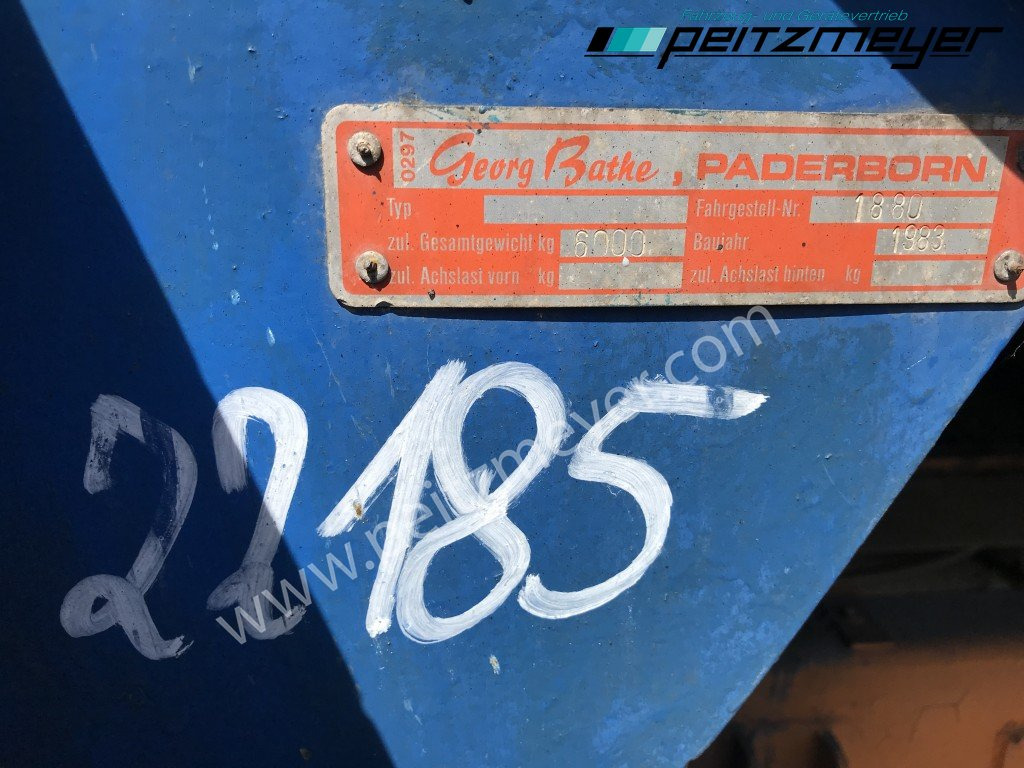 Distribuidor de asfalto BATHE TANDEMANHÄNGER Bitum / Teerkocher 3,5 m³ Hatz Diesel-Motor 1 B 40: foto 18