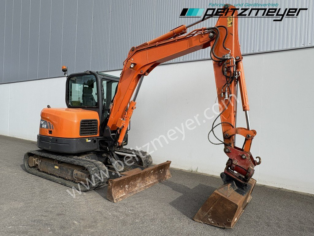 Doosan Kettenbagger DX 63-3 PowerTilt 070 , MS 03, mehrfach vorhanden - Mini escavadeira: foto 2 Doosan Kettenbagger DX 63-3 PowerTilt 070 , MS 03, mehrfach vorhanden - Mini escavadeira: foto 2