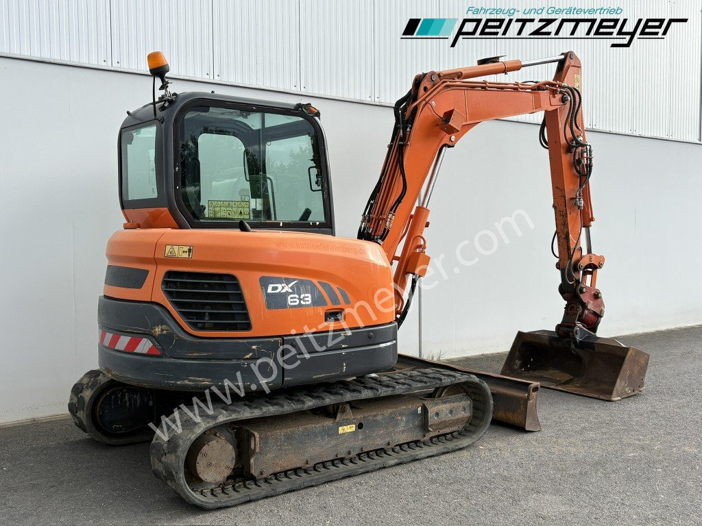 Doosan Kettenbagger DX 63-3 PowerTilt 070 , MS 03, mehrfach vorhanden - Mini escavadeira: foto 4 Doosan Kettenbagger DX 63-3 PowerTilt 070 , MS 03, mehrfach vorhanden - Mini escavadeira: foto 4