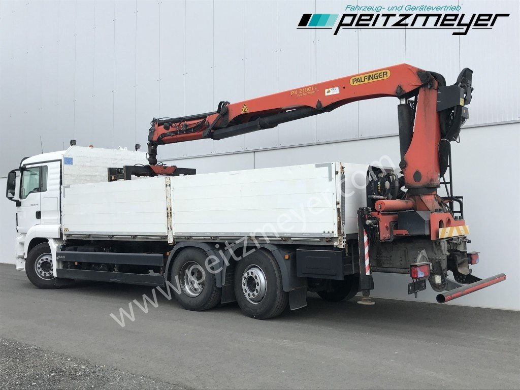 MAN TGS 26.440 FL 6x2 Palfinger PK 21001 L Steinzange, EU 6, Lenkachse - Camião de caixa aberta/ Plataforma, Camião grua: foto 3 MAN TGS 26.440 FL 6x2 Palfinger PK 21001 L Steinzange, EU 6, Lenkachse - Camião de caixa aberta/ Plataforma, Camião grua: foto 3