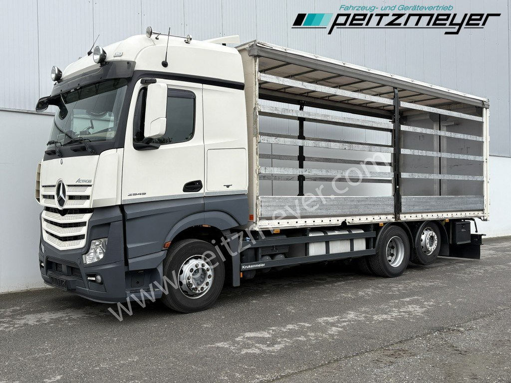 MERCEDES-BENZ Actros 2545 LL Pritsche, Klima, Standklima, PPC, EU 6 MP 4 - Edscha - Camião de caixa aberta/ Plataforma: foto 1 MERCEDES-BENZ Actros 2545 LL Pritsche, Klima, Standklima, PPC, EU 6 MP 4 - Edscha - Camião de caixa aberta/ Plataforma: foto 1