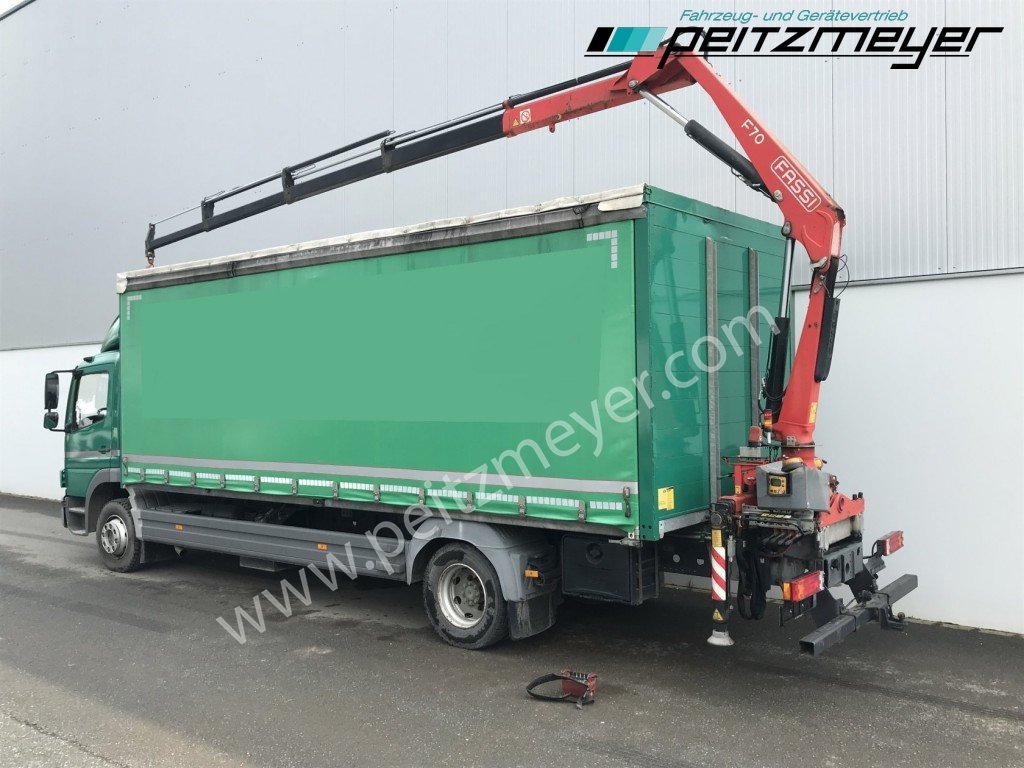 MERCEDES-BENZ Atego 1224 L Pritsche m. Heckkran Funk 4 x hydraulisch - Camião de lona, Camião grua: foto 3 MERCEDES-BENZ Atego 1224 L Pritsche m. Heckkran Funk 4 x hydraulisch - Camião de lona, Camião grua: foto 3