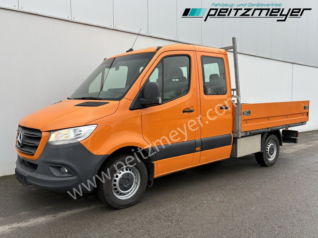 MERCEDES-BENZ Sprinter 314 CDI Doka Pritsche, Klima, Standh., AHK 2,8 t. - Carrinha de caixa aberta, Carrinha cabine dupla: foto 1 MERCEDES-BENZ Sprinter 314 CDI Doka Pritsche, Klima, Standh., AHK 2,8 t. - Carrinha de caixa aberta, Carrinha cabine dupla: foto 1