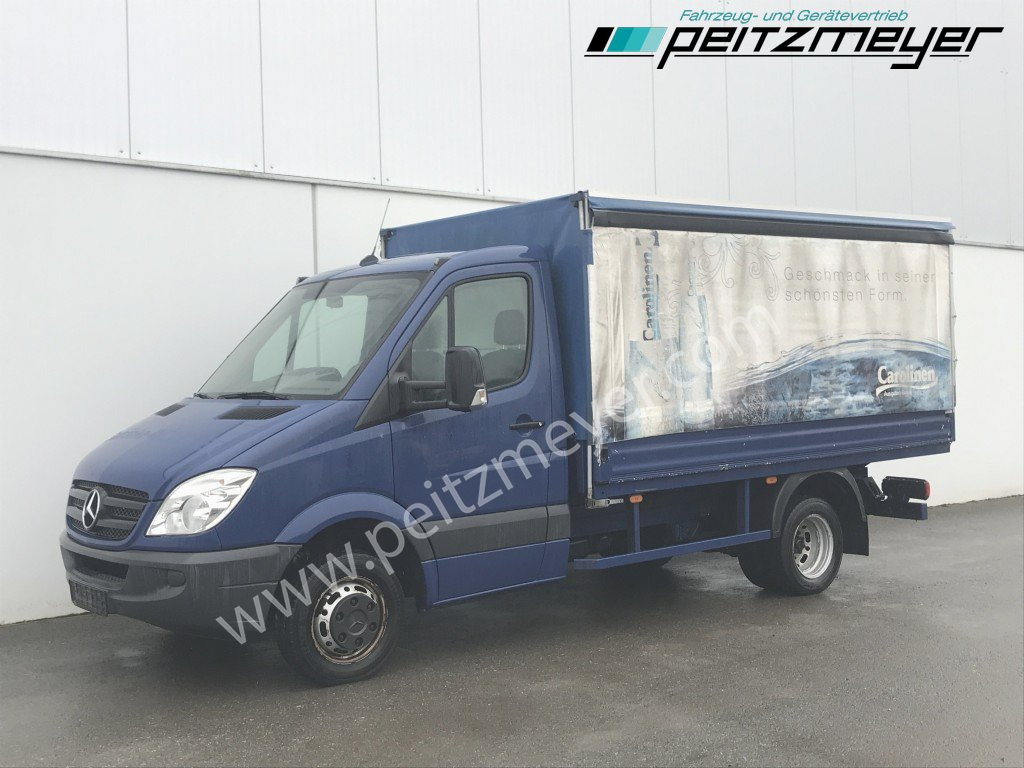 MERCEDES-BENZ Sprinter 515 CDI Pritsche mit Schiebeplane - Carrinha de lona: foto 1 MERCEDES-BENZ Sprinter 515 CDI Pritsche mit Schiebeplane - Carrinha de lona: foto 1