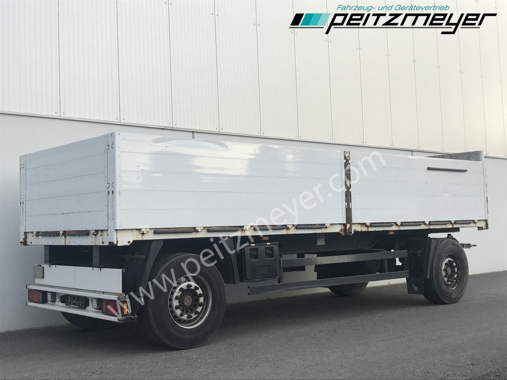 SCHMITZ 2 Achs Pritschenanhänger AFG 18 Baustoff - Reboque plataforma/ Caixa aberta: foto 1 SCHMITZ 2 Achs Pritschenanhänger AFG 18 Baustoff - Reboque plataforma/ Caixa aberta: foto 1