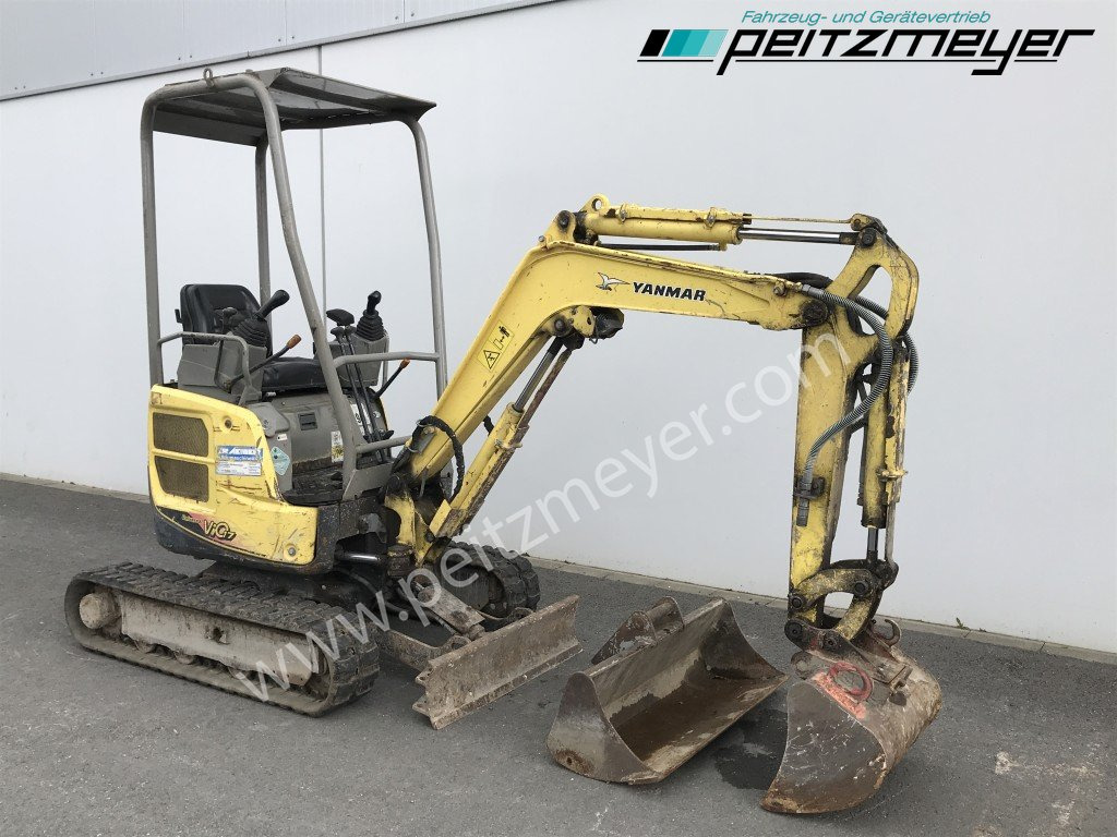 YANMAR MINIBAGGER Vio 17 verstellbares Fahrwerk Schnellwechsler mit 60 er und 100 Löffel - Mini escavadeira: foto 2 YANMAR MINIBAGGER Vio 17 verstellbares Fahrwerk Schnellwechsler mit 60 er und 100 Löffel - Mini escavadeira: foto 2