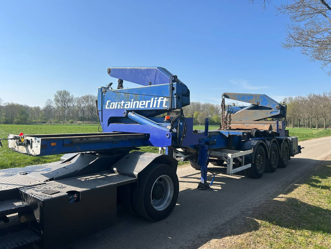 Diversen Steelbro MK6 Side loader / 20 - 40 ft / own diesel power pack / saf dis - Semi-reboque transportador de contêineres/ Caixa móvel: foto 1 Diversen Steelbro MK6 Side loader / 20 - 40 ft / own diesel power pack / saf dis - Semi-reboque transportador de contêineres/ Caixa móvel: foto 1