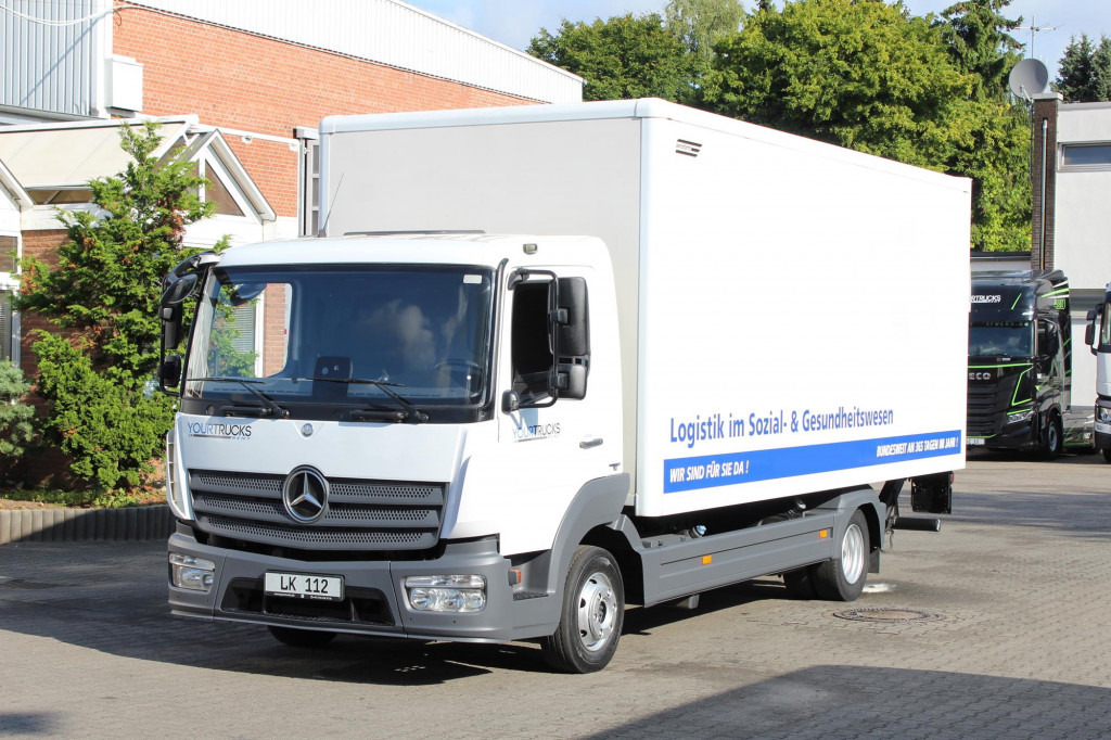 Mercedes-Benz Atego 818 E6 Koffer 6m Klima LDW Schalter LBW - Carrinha de contentor: foto 1 Mercedes-Benz Atego 818 E6 Koffer 6m Klima LDW Schalter LBW - Carrinha de contentor: foto 1