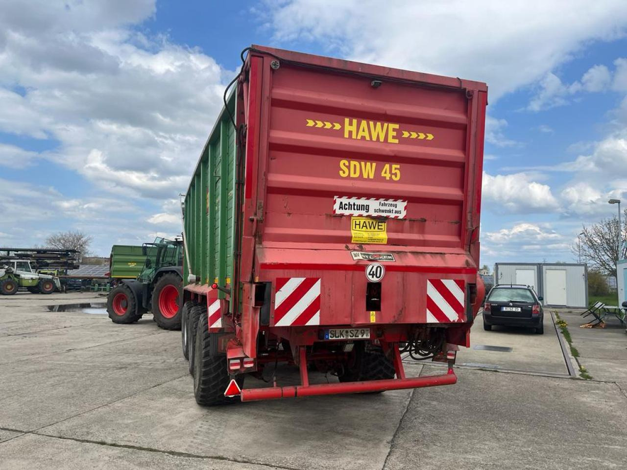 HAWE Tridem SDW 45T mit Heckentleerung - Reboque basculante agrícola: foto 5 HAWE Tridem SDW 45T mit Heckentleerung - Reboque basculante agrícola: foto 5