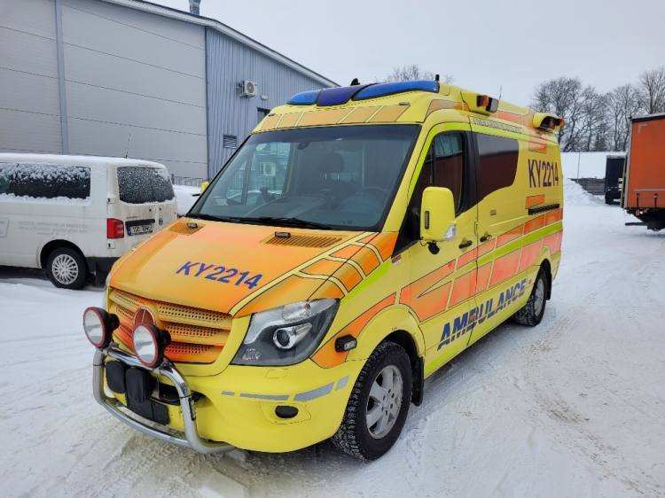 MERCEDES – BENZ SPRINTER AMBULANCE (TAMLANS) KLIMA, 11.2016, EURO 6 - Ambulância: foto 2 MERCEDES – BENZ SPRINTER AMBULANCE (TAMLANS) KLIMA, 11.2016, EURO 6 - Ambulância: foto 2