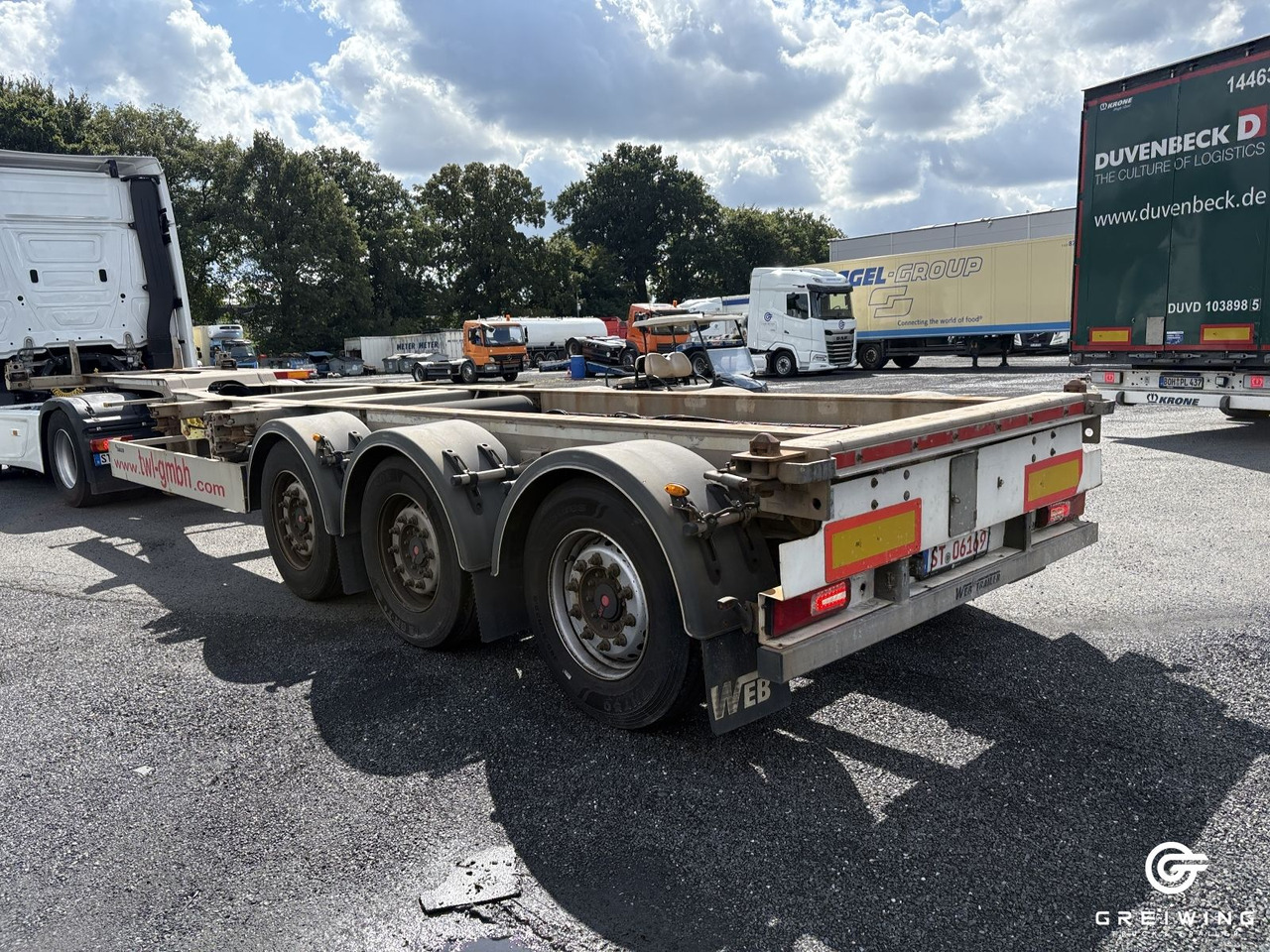 Web-Trailer LPRS 24 20/30/40/45 - Semi-reboque transportador de contêineres/ Caixa móvel: foto 4 Web-Trailer LPRS 24 20/30/40/45 - Semi-reboque transportador de contêineres/ Caixa móvel: foto 4