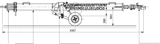 Aircraft Towbar Universal MD11, L1011, DC10, B767, A330, A340, A350, B777, B787 - Equipamento aeroportuário: foto 2 Aircraft Towbar Universal MD11, L1011, DC10, B767, A330, A340, A350, B777, B787 - Equipamento aeroportuário: foto 2