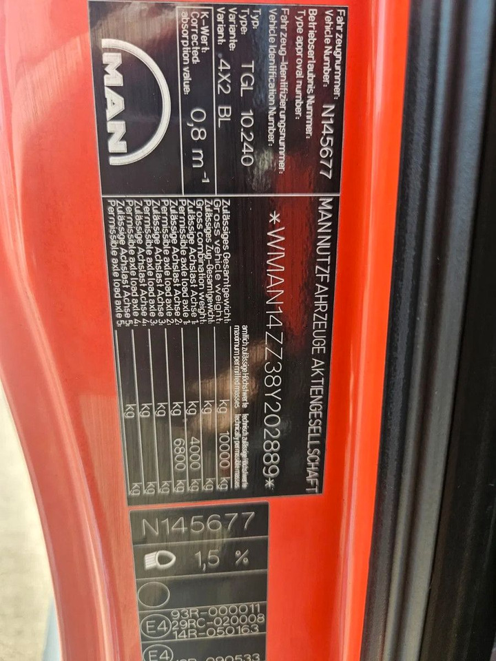 Tractor MAN TGL 10.240 Mega: foto 12