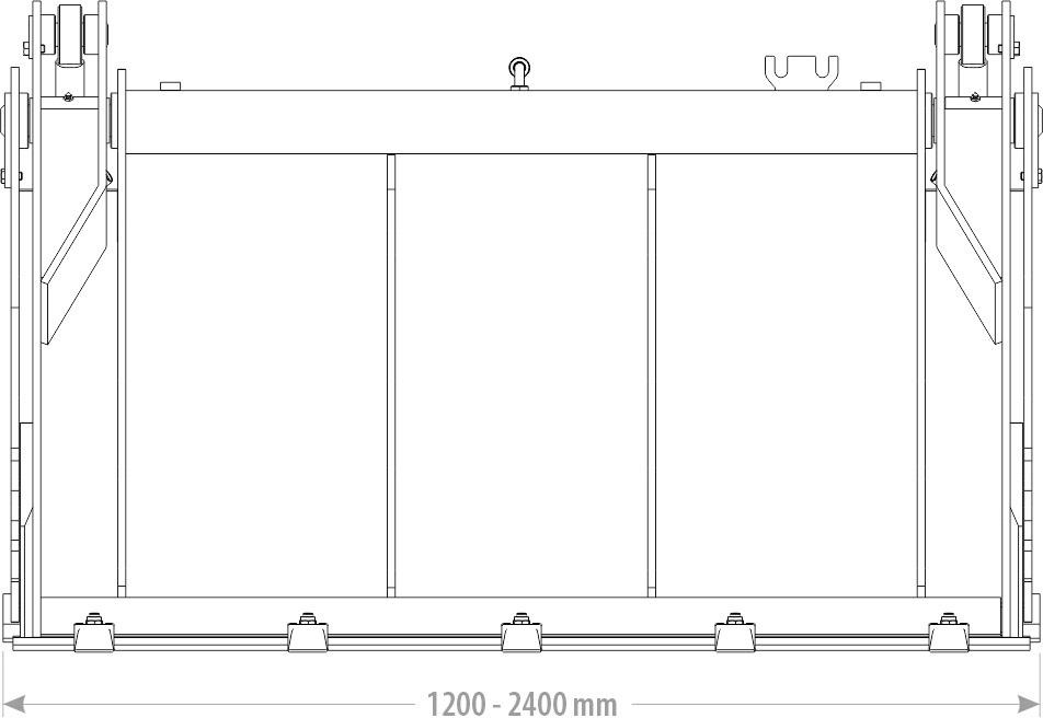 Klappschaufel 4 in 1 Schaufel Radlader Kramer Cat Liebherr Euro - Balde para carregadeiras: foto 3 Klappschaufel 4 in 1 Schaufel Radlader Kramer Cat Liebherr Euro - Balde para carregadeiras: foto 3