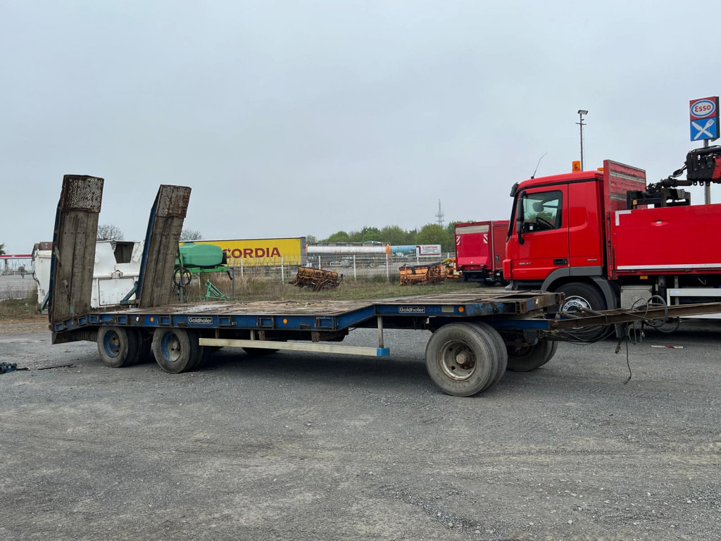 GOLDHOFER GOLDHOFER Tieflader Tiefladeranhänger TU 3-24/80 Rampen - Reboque baixa: foto 2 GOLDHOFER GOLDHOFER Tieflader Tiefladeranhänger TU 3-24/80 Rampen - Reboque baixa: foto 2