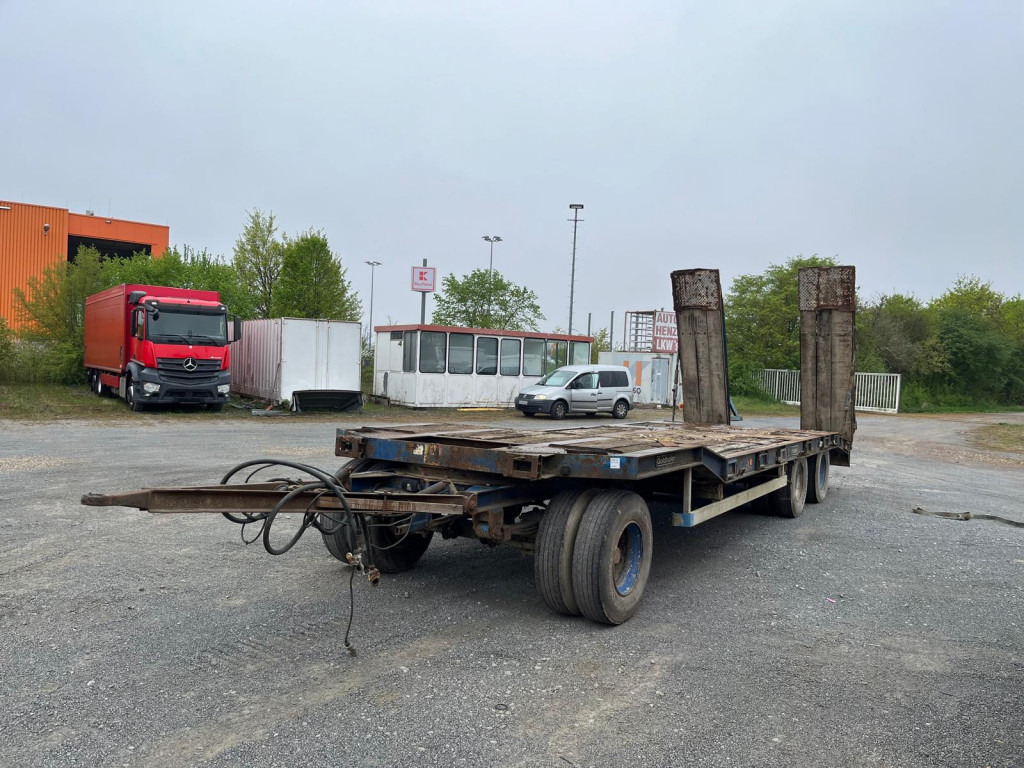 GOLDHOFER GOLDHOFER Tieflader Tiefladeranhänger TU 3-24/80 Rampen - Reboque baixa: foto 1 GOLDHOFER GOLDHOFER Tieflader Tiefladeranhänger TU 3-24/80 Rampen - Reboque baixa: foto 1