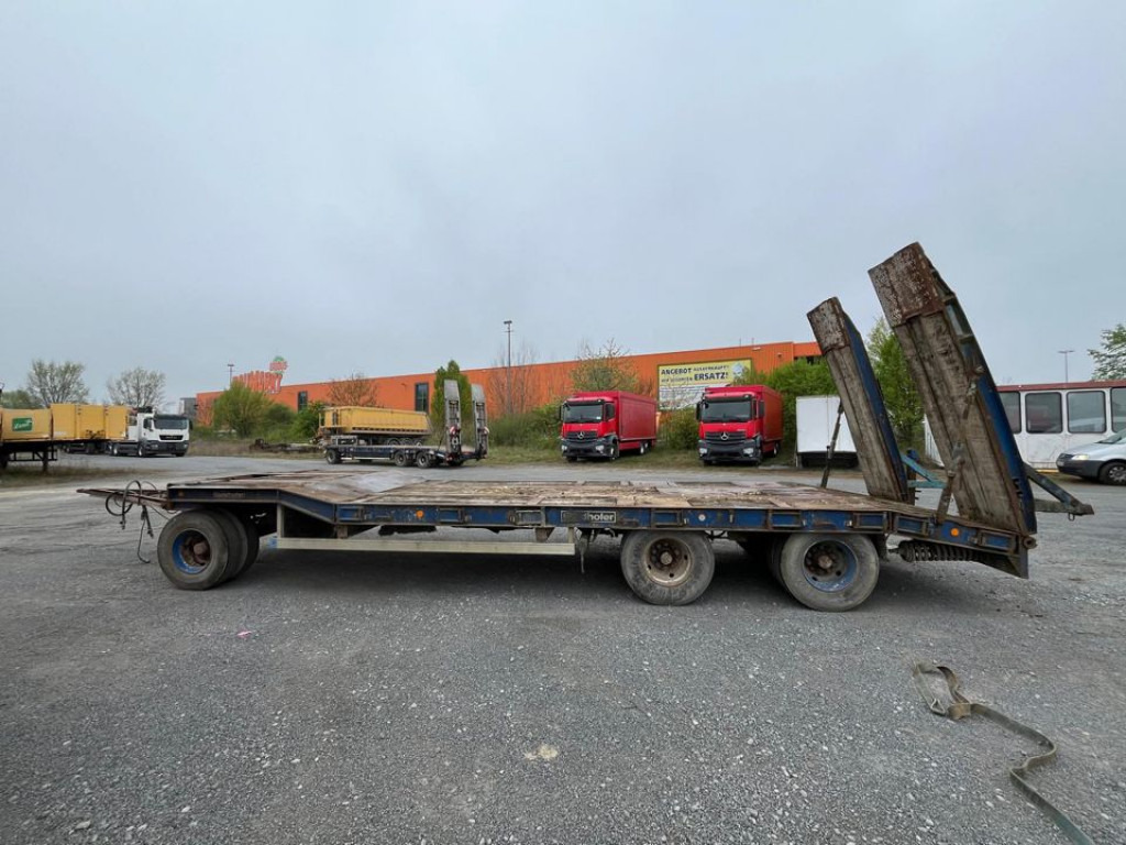 GOLDHOFER Tieflader TU 3-24 80 Tiefladeranhänger Rampen - Reboque baixa: foto 5 GOLDHOFER Tieflader TU 3-24 80 Tiefladeranhänger Rampen - Reboque baixa: foto 5