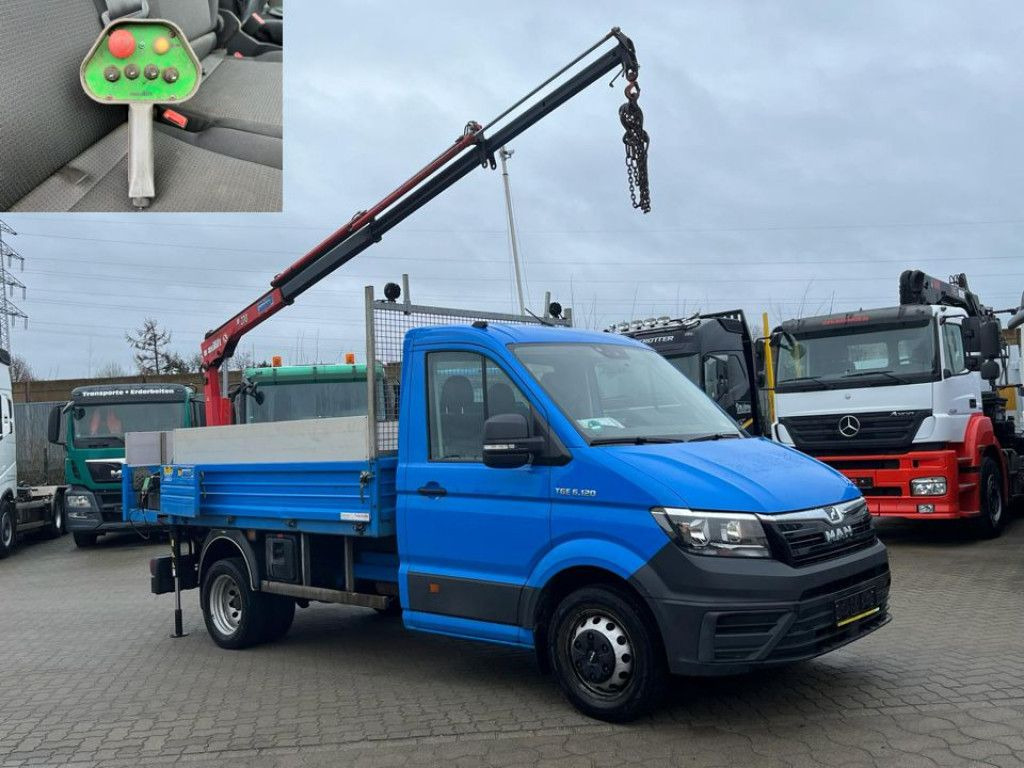 MAN TG-E 6.120 Pritsche Heckkran Funk - Carrinha de caixa aberta: foto 1 MAN TG-E 6.120 Pritsche Heckkran Funk - Carrinha de caixa aberta: foto 1