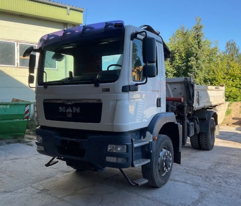 MAN TG-M 18.290 4x4 BB 2-Achs Allradkipper Kran Atlas 105+Funk - Camião basculante, Camião grua: foto 2 MAN TG-M 18.290 4x4 BB 2-Achs Allradkipper Kran Atlas 105+Funk - Camião basculante, Camião grua: foto 2