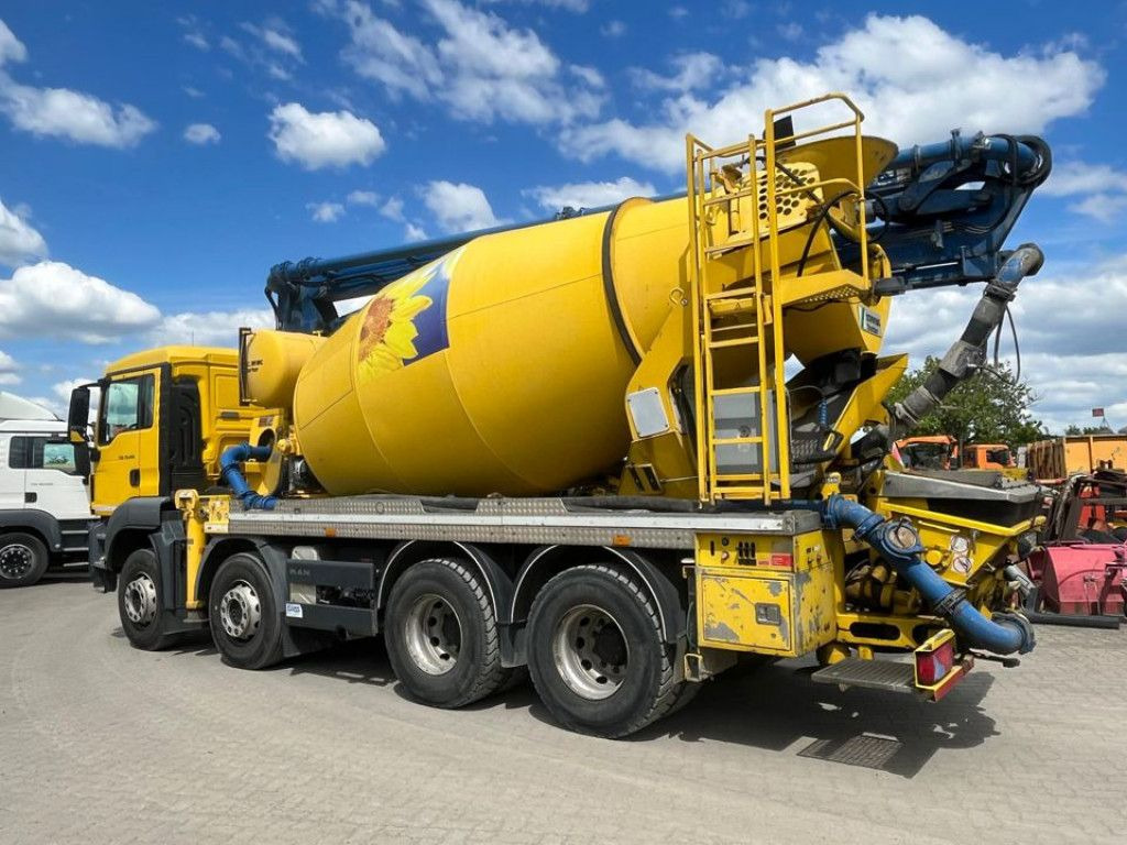 MAN TG-S 35.360 8x4 BB Pumi Pumi 24mKolbenpumpe deut - Autobomba de betão: foto 3 MAN TG-S 35.360 8x4 BB Pumi Pumi 24mKolbenpumpe deut - Autobomba de betão: foto 3