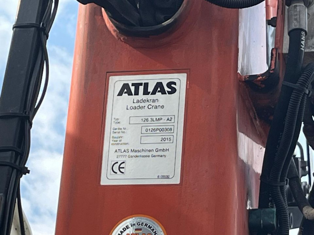 MERCEDES-BENZ Arocs 1835 K 2-Achs Kipper Kran Atlas 126.3 - Camião basculante, Camião grua: foto 5 MERCEDES-BENZ Arocs 1835 K 2-Achs Kipper Kran Atlas 126.3 - Camião basculante, Camião grua: foto 5