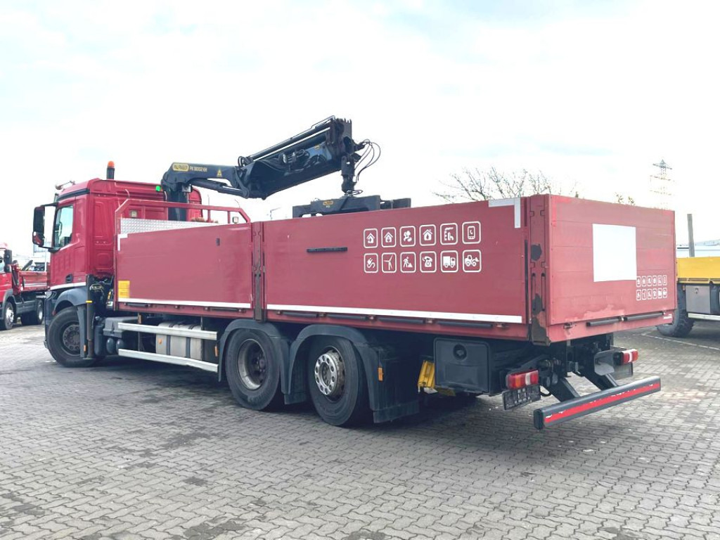 Mercedes-Benz Antos Pritsche Kran 2542 6x2 Palfinger PK 18002.EH - Camião de caixa aberta/ Plataforma: foto 3 Mercedes-Benz Antos Pritsche Kran 2542 6x2 Palfinger PK 18002.EH - Camião de caixa aberta/ Plataforma: foto 3