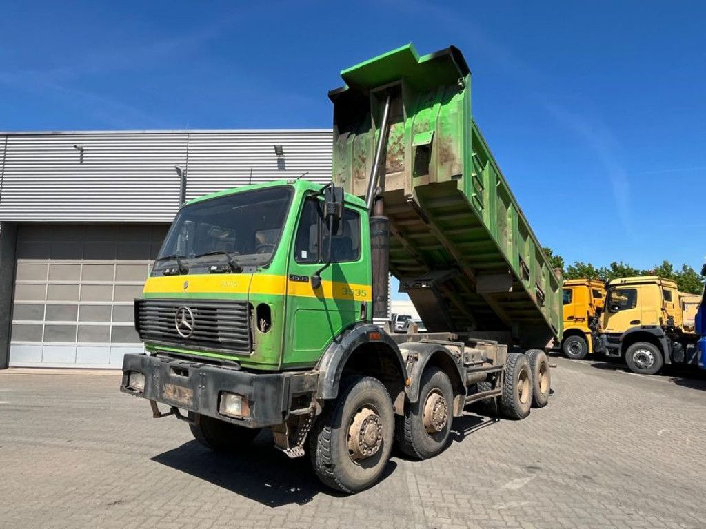 Mercedes-Benz SK 3535 AK 8x8 4 Achs Muldenkipper Meiller Deuts - Camião basculante: foto 1 Mercedes-Benz SK 3535 AK 8x8 4 Achs Muldenkipper Meiller Deuts - Camião basculante: foto 1
