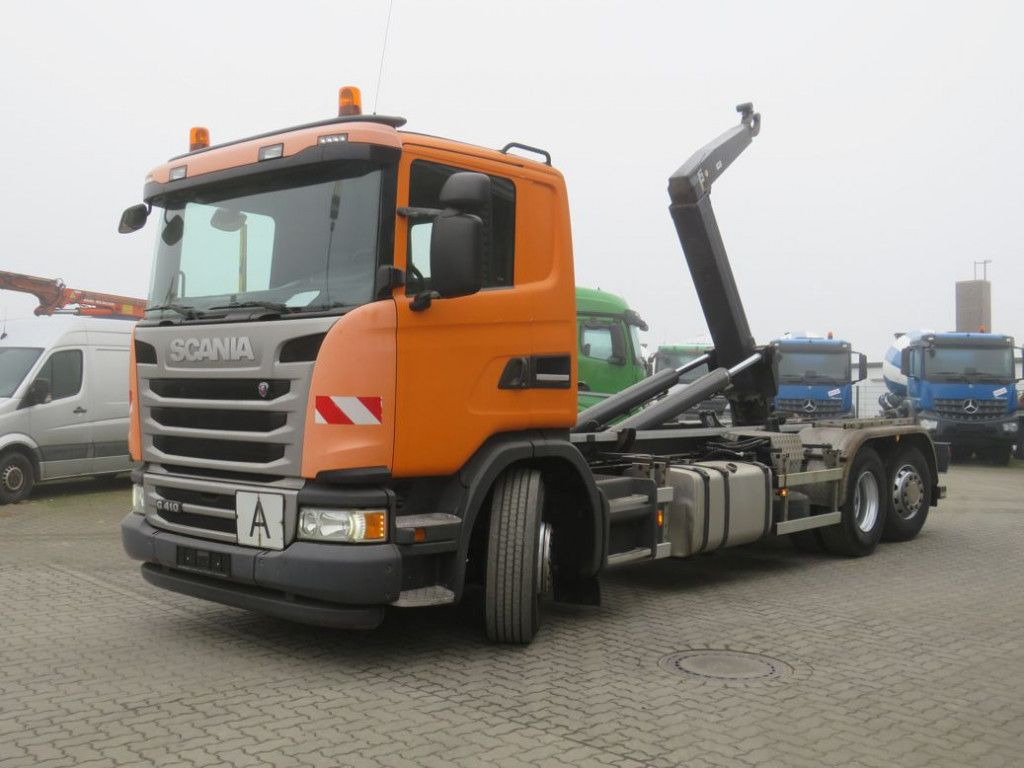 Scania G 410 LB 6x2*4HNA Abrollkipper Lift+Lenkachse 28 - Camião polibenne: foto 1 Scania G 410 LB 6x2*4HNA Abrollkipper Lift+Lenkachse 28 - Camião polibenne: foto 1