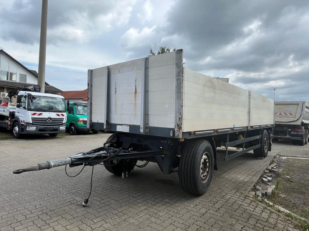 Schwarzmüller PA Pritschenanhänger PA 2 E Baustoffanhänger - Reboque plataforma/ Caixa aberta: foto 1 Schwarzmüller PA Pritschenanhänger PA 2 E Baustoffanhänger - Reboque plataforma/ Caixa aberta: foto 1
