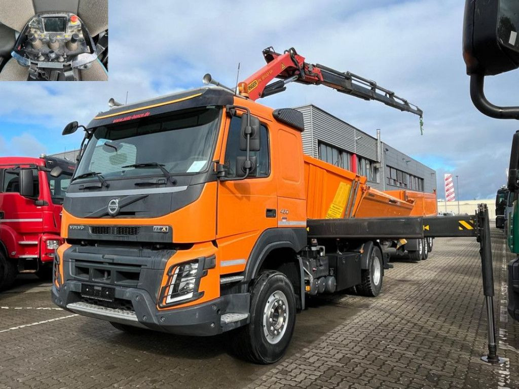 Volvo FMX 460 4x2 2-Achs Kipper Kran Funk+5fach hyd - Camião basculante, Camião grua: foto 1 Volvo FMX 460 4x2 2-Achs Kipper Kran Funk+5fach hyd - Camião basculante, Camião grua: foto 1