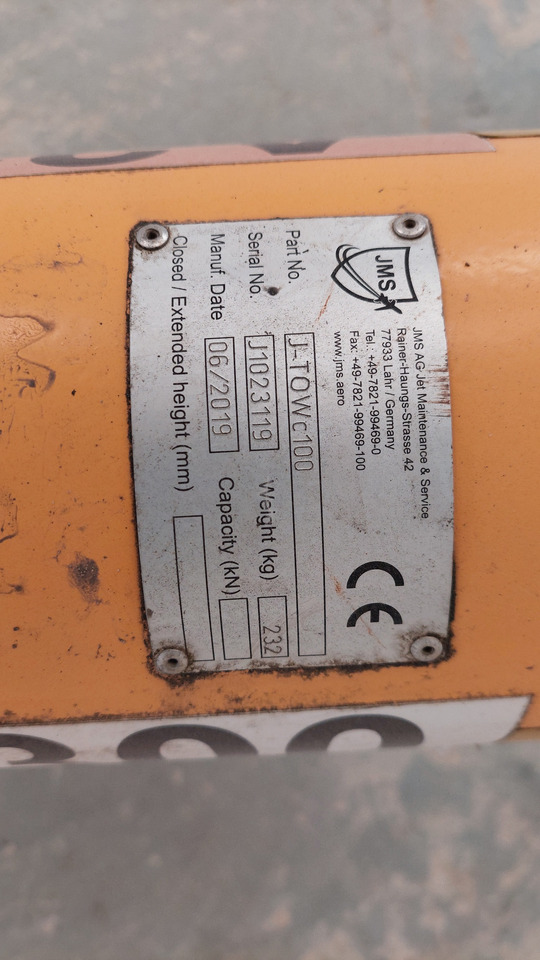 Towbar A220 JMS - Equipamento aeroportuário: foto 2 Towbar A220 JMS - Equipamento aeroportuário: foto 2