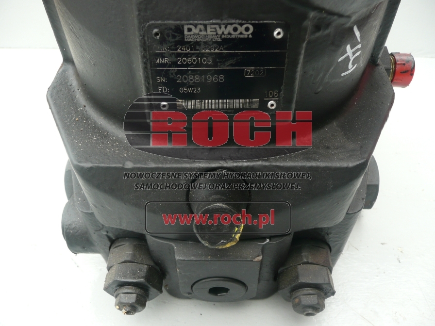 DAEWOO 2060103 2401-6292A 05W23 - Motor hidráulico por Escavadora de rastos: foto 2 DAEWOO 2060103 2401-6292A 05W23 - Motor hidráulico por Escavadora de rastos: foto 2