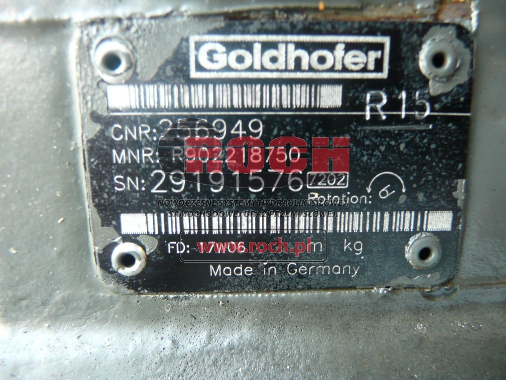GOLDHOFER R902218750 256949 - Motor hidráulico: foto 2 GOLDHOFER R902218750 256949 - Motor hidráulico: foto 2