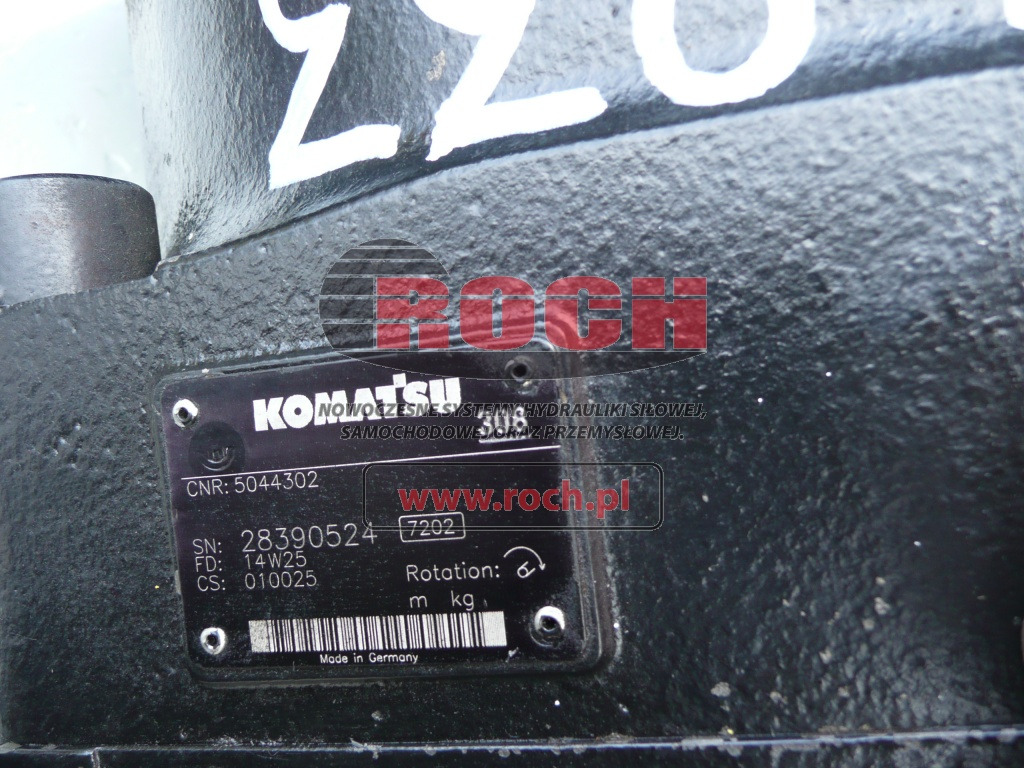 KOMATSU 5044302 010025 + 774638 90R100EA5CP60P3C7F04FAS 383628 - Bomba hidráulica: foto 2 KOMATSU 5044302 010025 + 774638 90R100EA5CP60P3C7F04FAS 383628 - Bomba hidráulica: foto 2