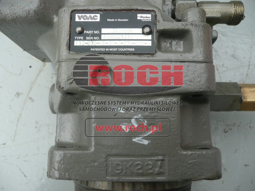 VOAC PARKER F12-030-MF-IH-Z-236-000-0 3799864 - Motor hidráulico: foto 2 VOAC PARKER F12-030-MF-IH-Z-236-000-0 3799864 - Motor hidráulico: foto 2
