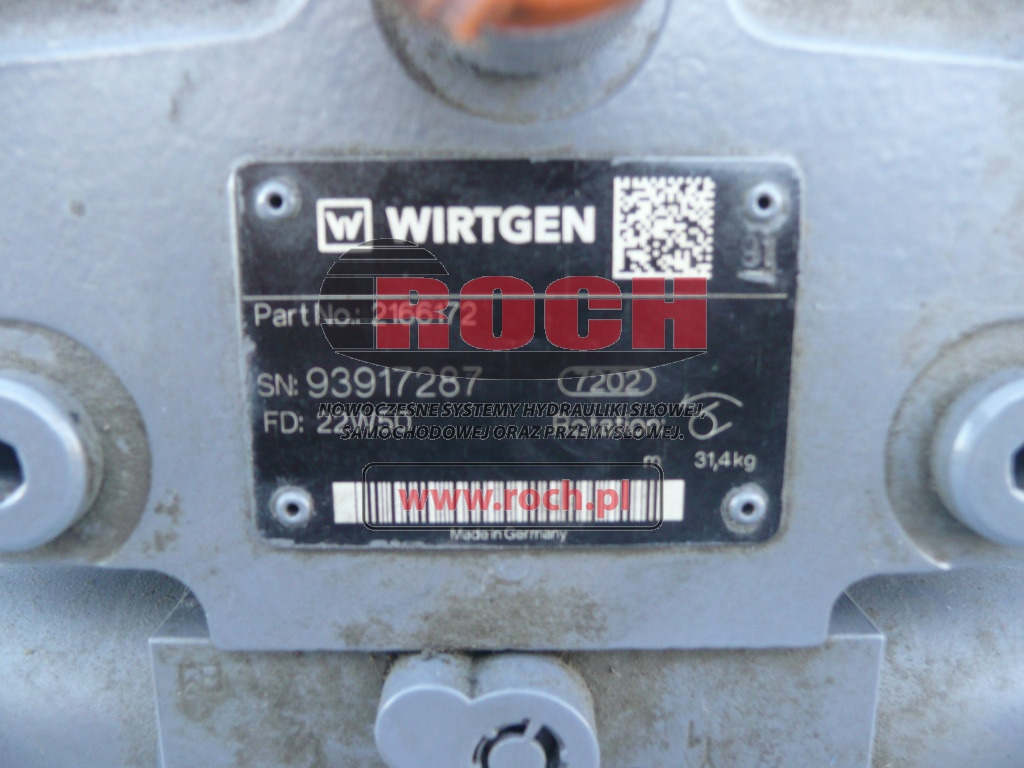 WIRTGEN 2166172 - Bomba hidráulica: foto 2 WIRTGEN 2166172 - Bomba hidráulica: foto 2