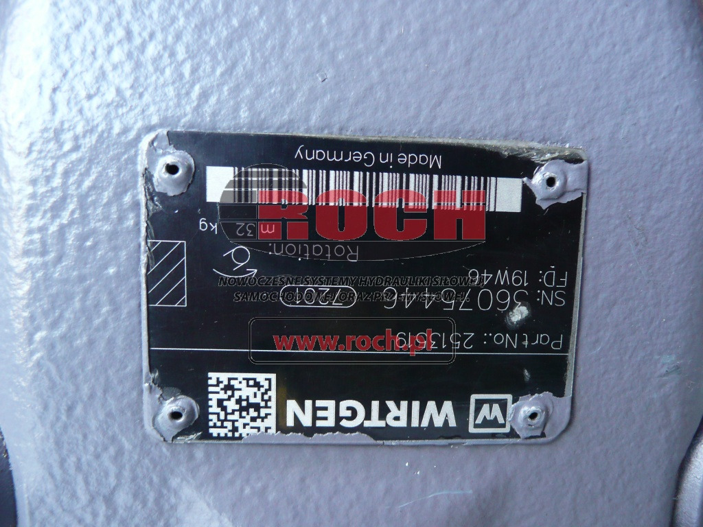 WIRTGEN 2513519 - Bomba hidráulica: foto 2 WIRTGEN 2513519 - Bomba hidráulica: foto 2