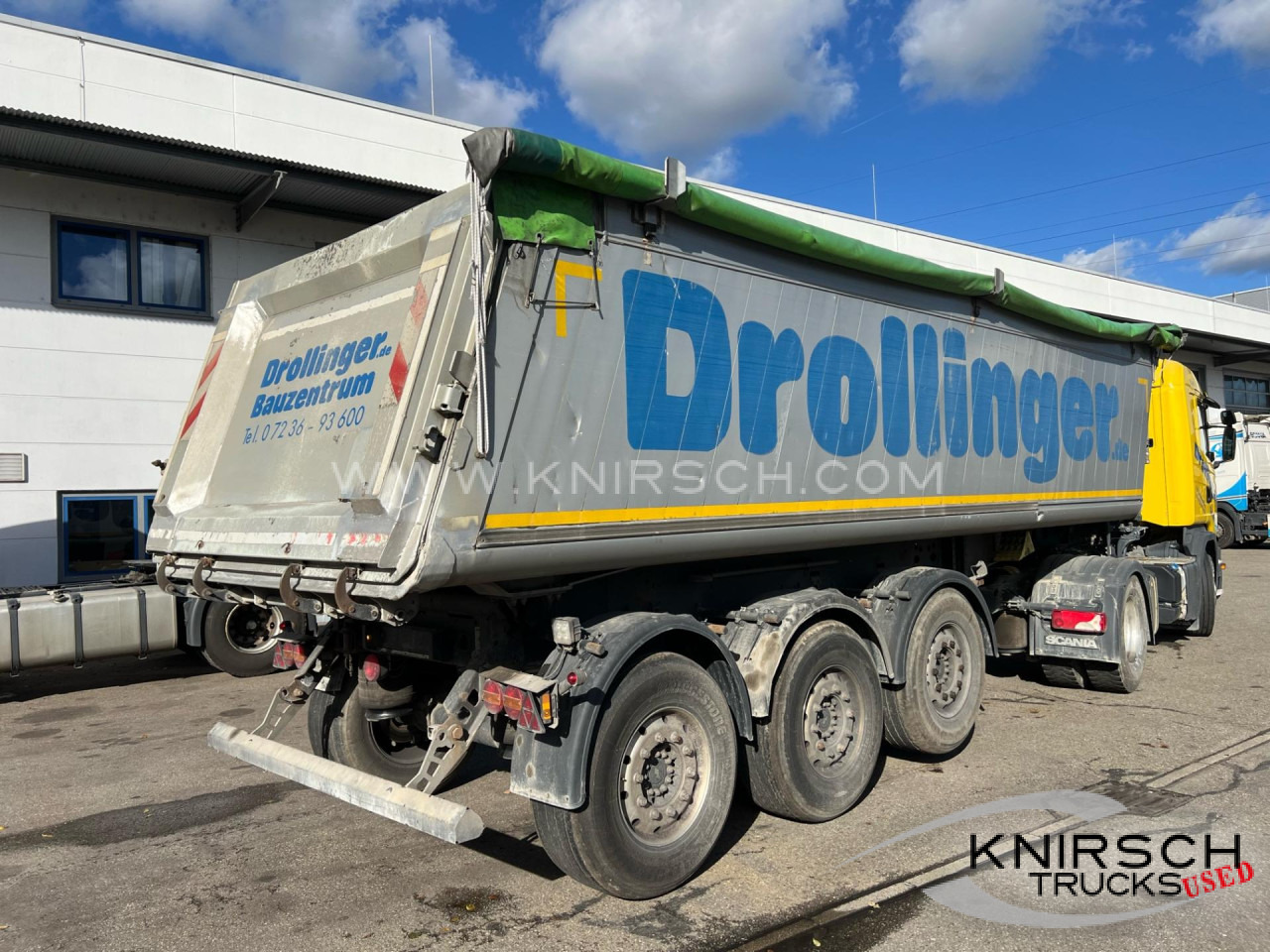 SCHMITZ SKI24 SL 7.2 Alu Kippmulde Liftachse - Semi-reboque basculante: foto 1 SCHMITZ SKI24 SL 7.2 Alu Kippmulde Liftachse - Semi-reboque basculante: foto 1