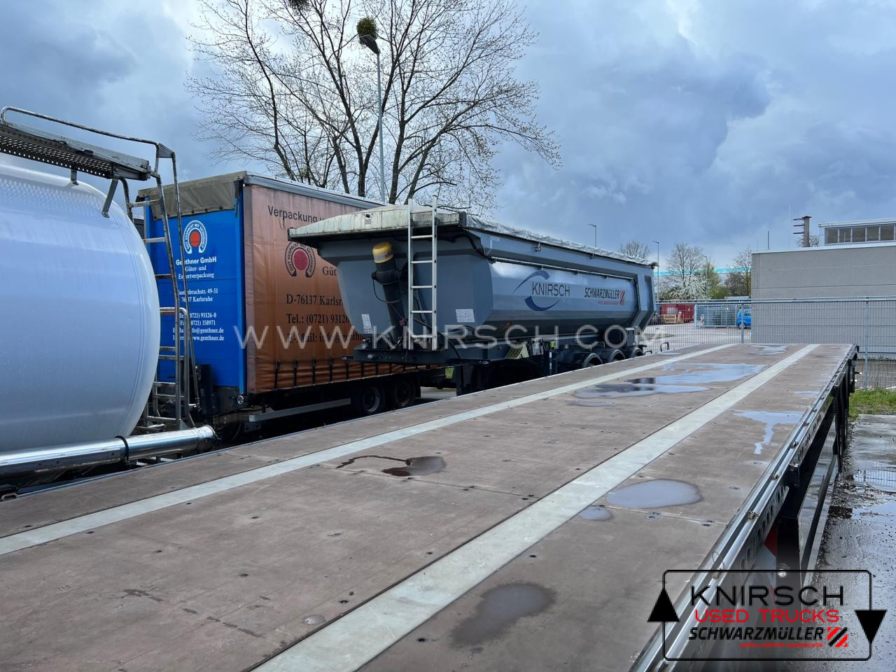 SCHWARZMUELLER Plateau Auflieger J-3A-125 - Semi-reboque plataforma/ Caixa aberta: foto 4 SCHWARZMUELLER Plateau Auflieger J-3A-125 - Semi-reboque plataforma/ Caixa aberta: foto 4