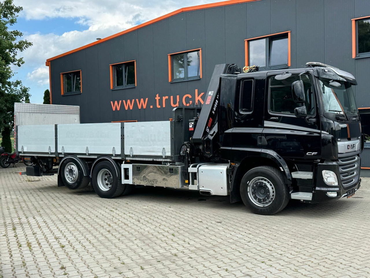 DAF CF 450 FAN 6x2 Pritsche mit Kran HIAB 188 E-6 - Camião grua: foto 5 DAF CF 450 FAN 6x2 Pritsche mit Kran HIAB 188 E-6 - Camião grua: foto 5
