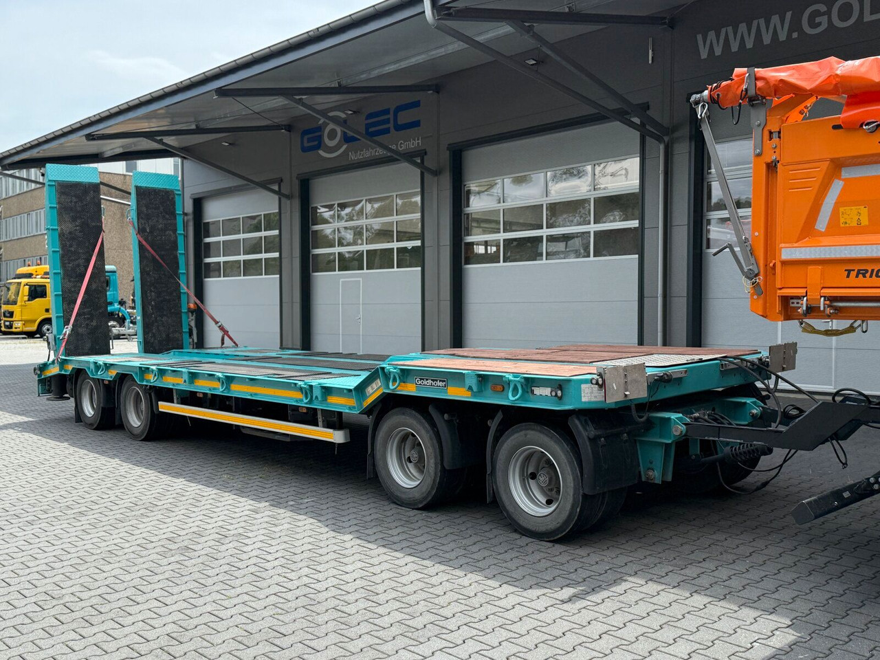 Goldhofer TU 4 EXPERT 4870 Tieflader Anhänger 44,8 T - Reboque baixa: foto 1 Goldhofer TU 4 EXPERT 4870 Tieflader Anhänger 44,8 T - Reboque baixa: foto 1