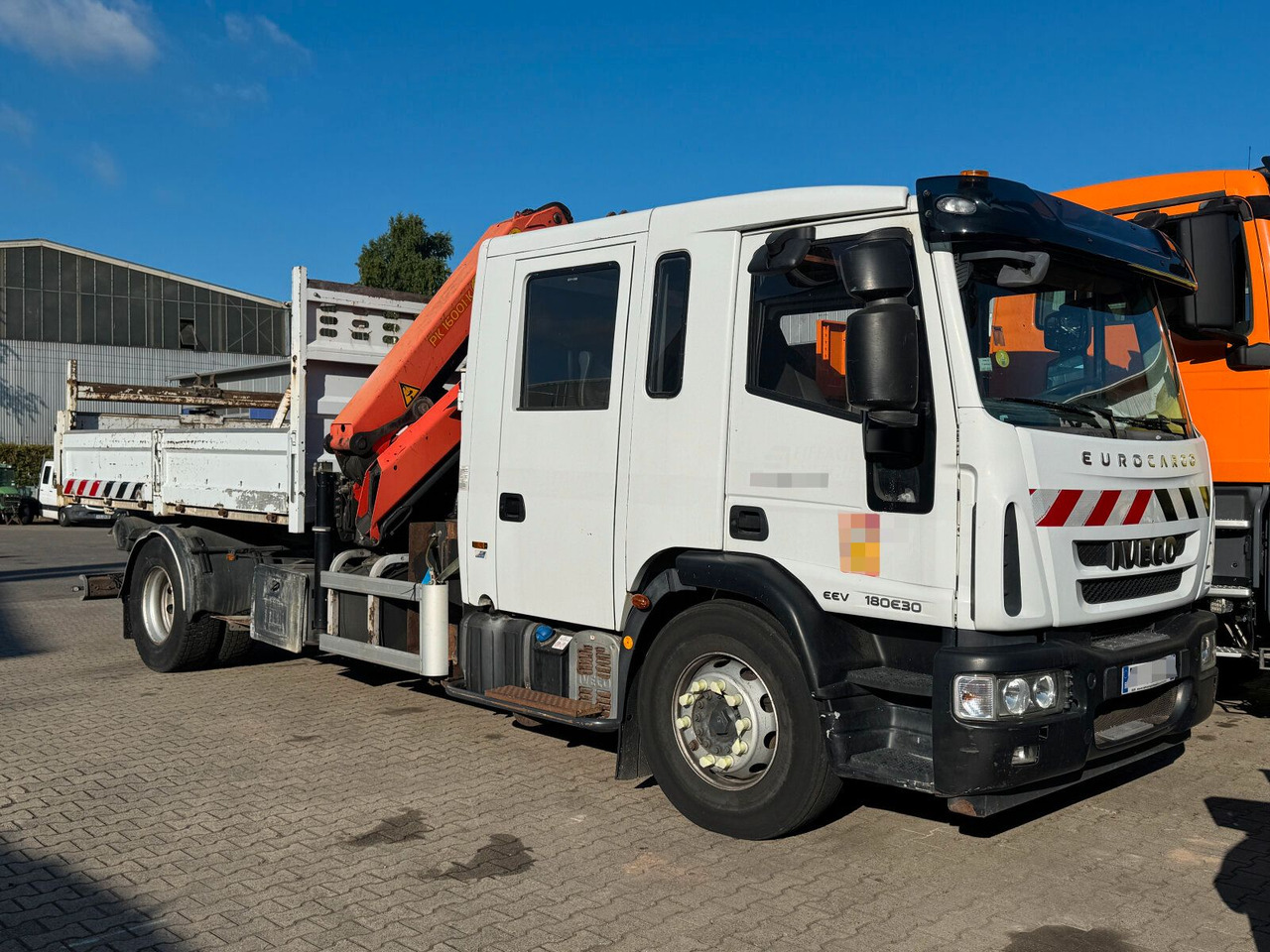 Iveco ML180E 4x2 DOKA Euro 5 Kipper Kran PK16001K-B - Camião basculante, Camião grua: foto 1 Iveco ML180E 4x2 DOKA Euro 5 Kipper Kran PK16001K-B - Camião basculante, Camião grua: foto 1