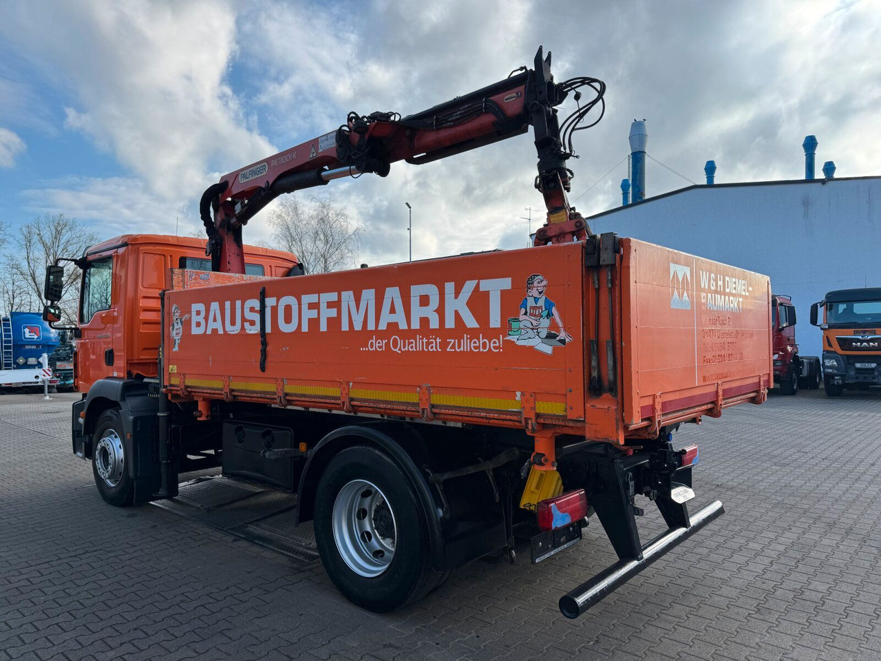 MAN TGM 18.340 4x2 Euro 6 Kipper Kran PK11001.K - Camião grua: foto 5 MAN TGM 18.340 4x2 Euro 6 Kipper Kran PK11001.K - Camião grua: foto 5