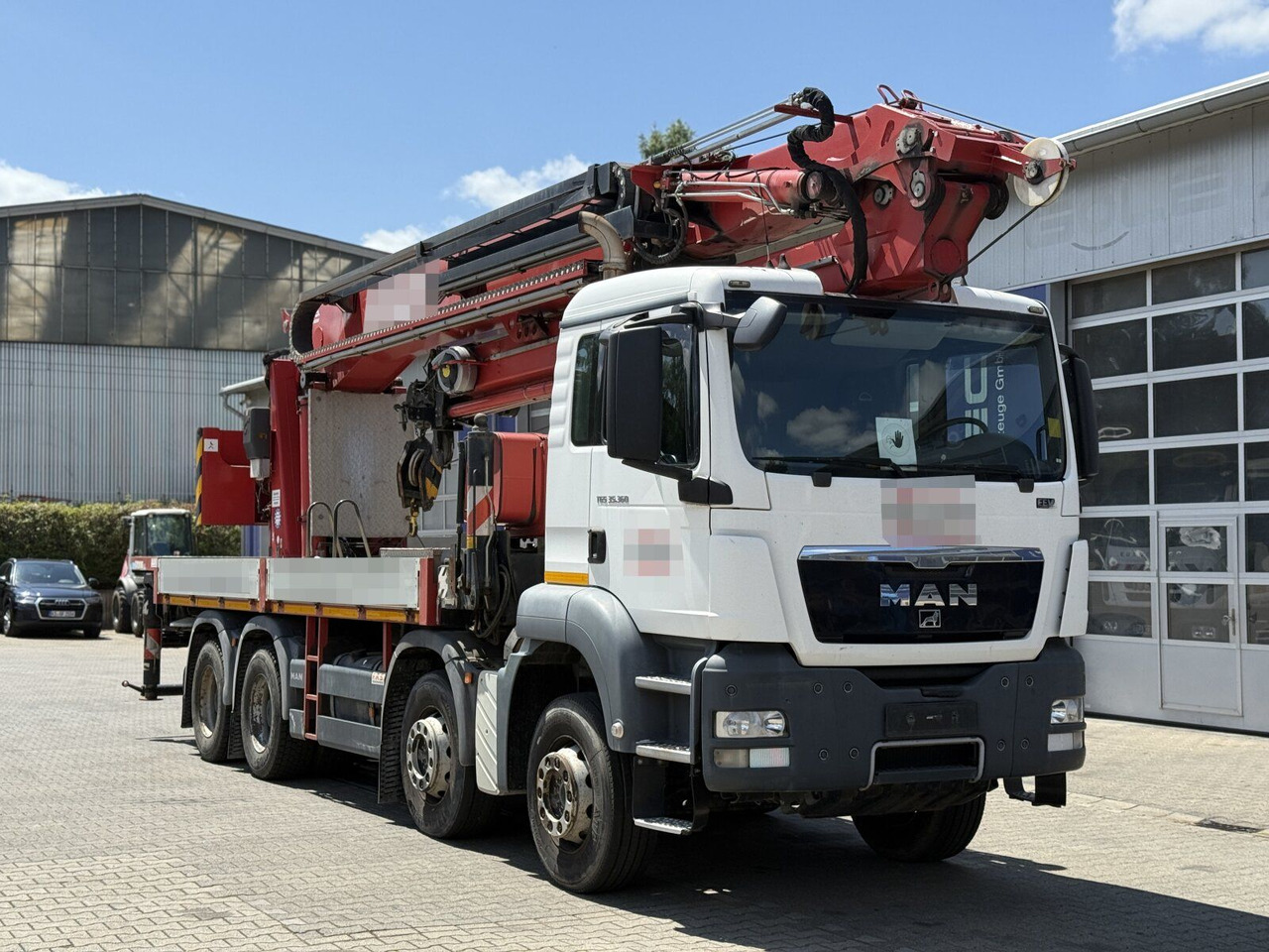 MAN TGS 35.360 8X4 BB Dachdecker Kran bis 52 m - Camião grua: foto 1 MAN TGS 35.360 8X4 BB Dachdecker Kran bis 52 m - Camião grua: foto 1