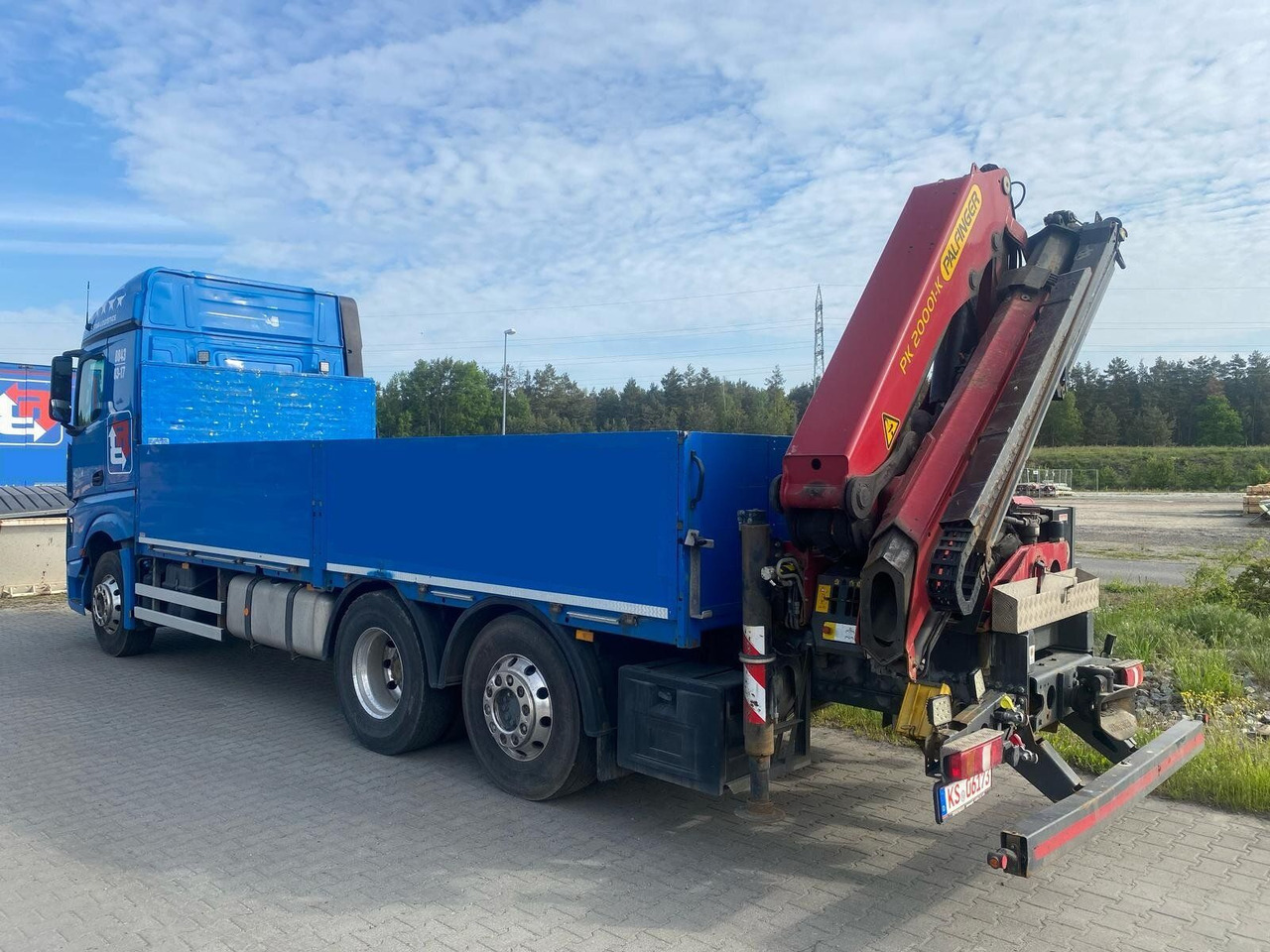 Mercedes-Benz ACTROS 2545 6x2 Pritsche Kran Palfinger PK20001K - Camião grua: foto 4 Mercedes-Benz ACTROS 2545 6x2 Pritsche Kran Palfinger PK20001K - Camião grua: foto 4