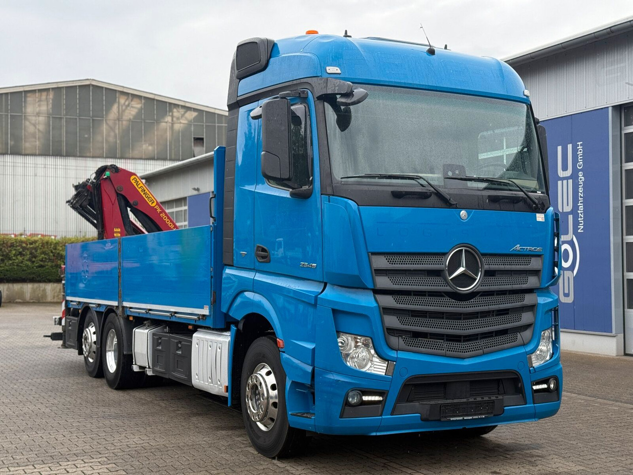 Mercedes-Benz ACTROS 2545 6x2 Pritsche Kran Palfinger PK20001K - Camião grua: foto 1 Mercedes-Benz ACTROS 2545 6x2 Pritsche Kran Palfinger PK20001K - Camião grua: foto 1