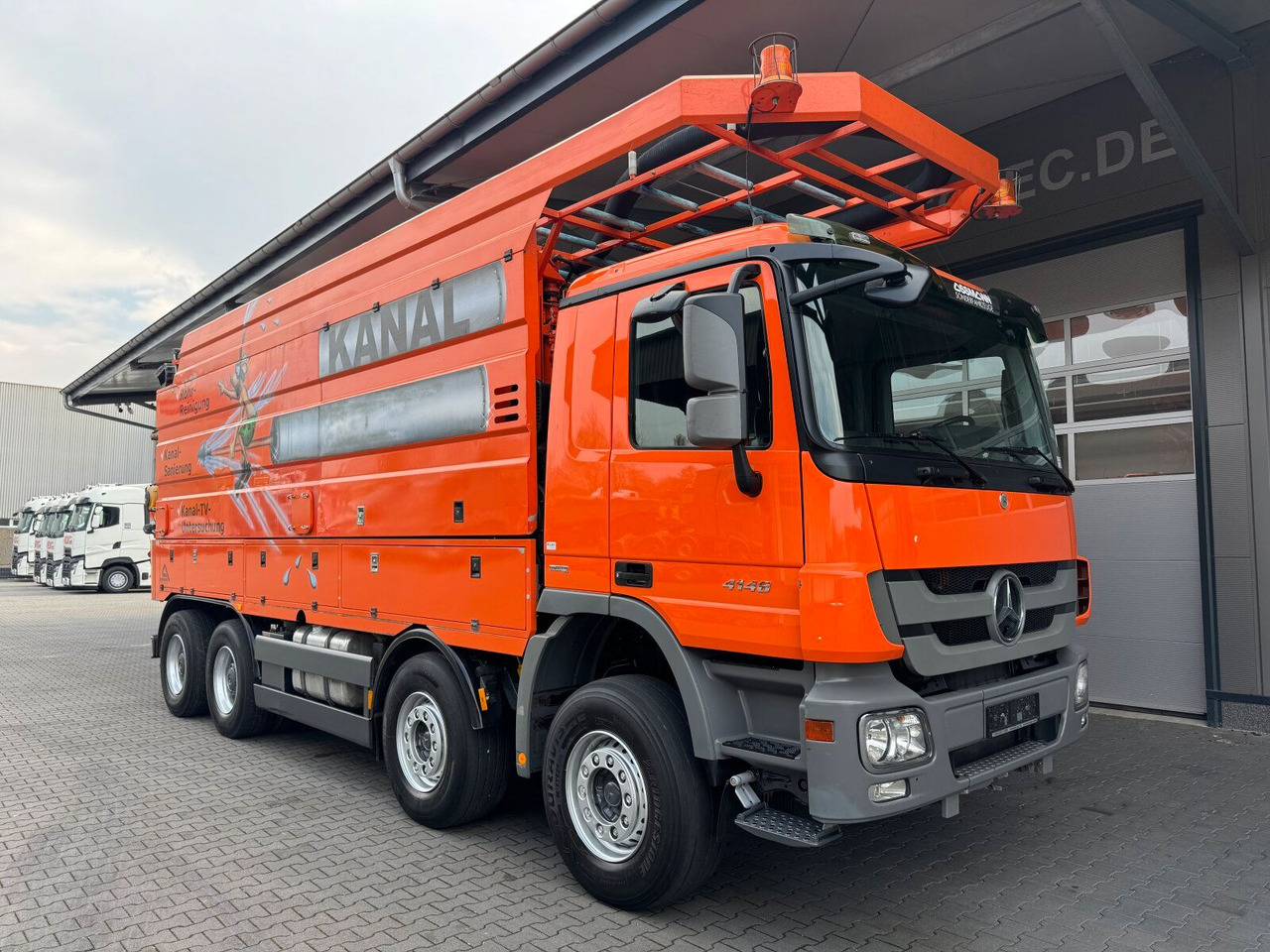 Mercedes-Benz ACTROS 4148 8x4 Kanalreiniger & Wasserrückgewinn - Caminhão limpa fossa: foto 1 Mercedes-Benz ACTROS 4148 8x4 Kanalreiniger & Wasserrückgewinn - Caminhão limpa fossa: foto 1